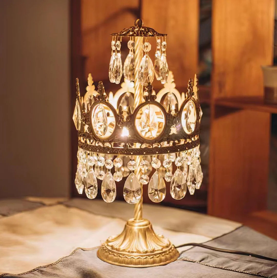 Crystal Crown Table Lamp 9