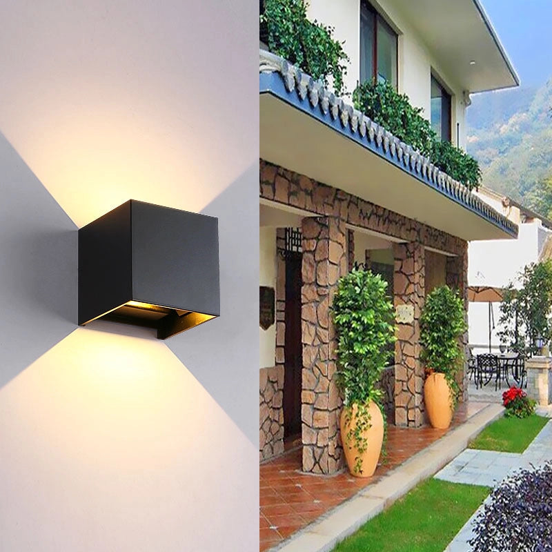 Cube Outdoor Wall Lamp 1