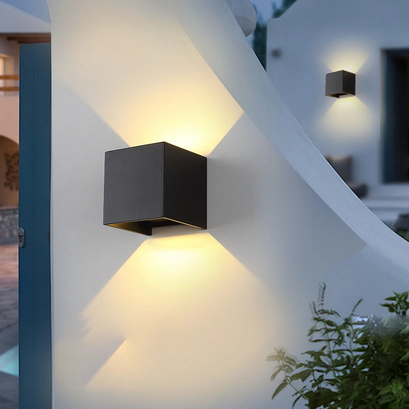 Cube Outdoor Wall Lamp 6