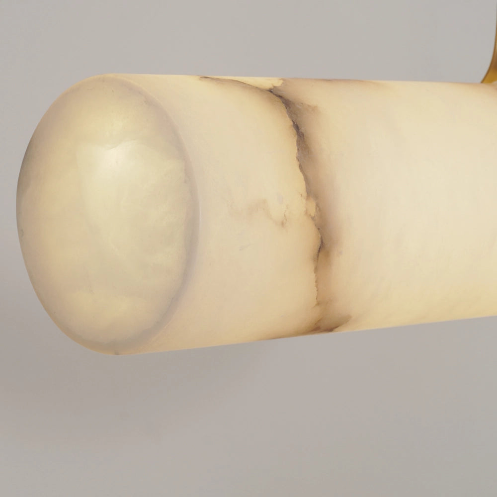 Curved Alabaster Chandelier 6