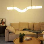 Curved Alabaster Chandelier 9