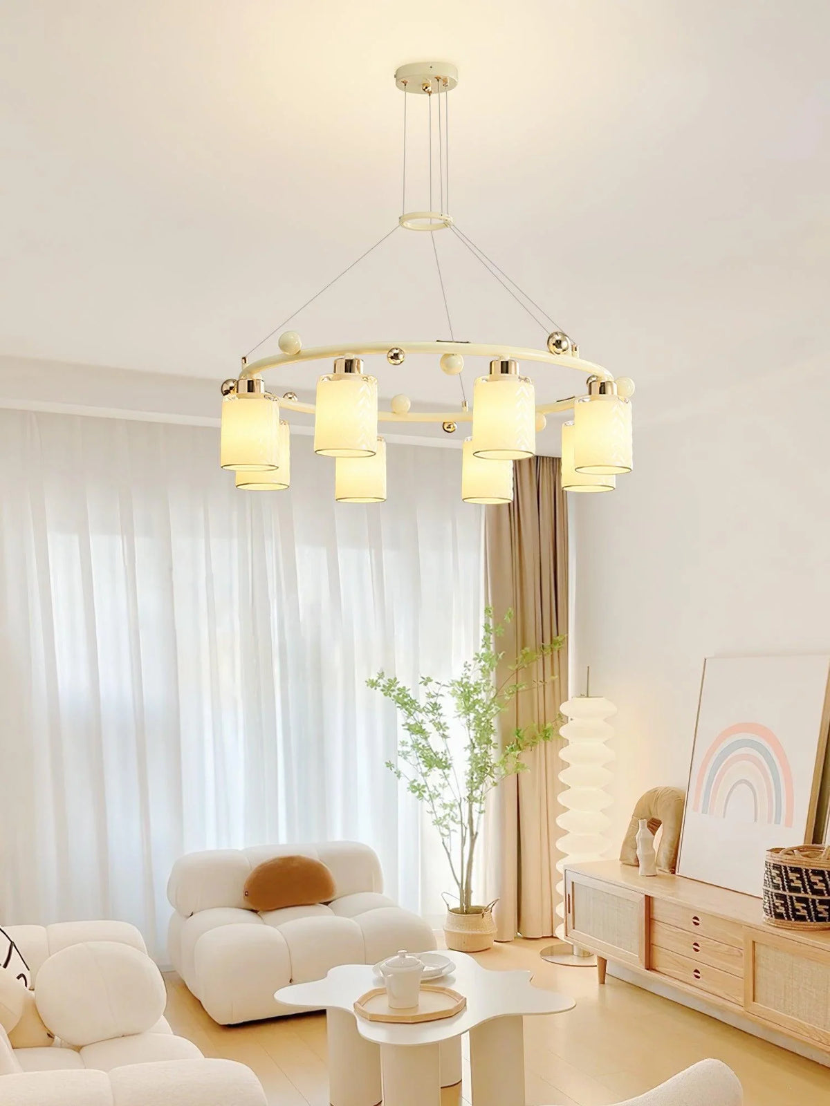 Cylindrical Chandelier 15