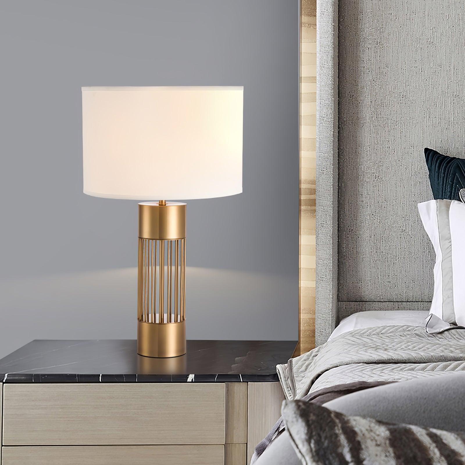 Deluxe Striped Table Lamp 10