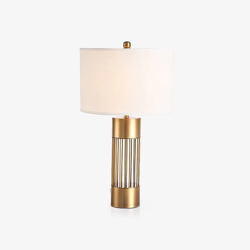 Deluxe Striped Table Lamp 12