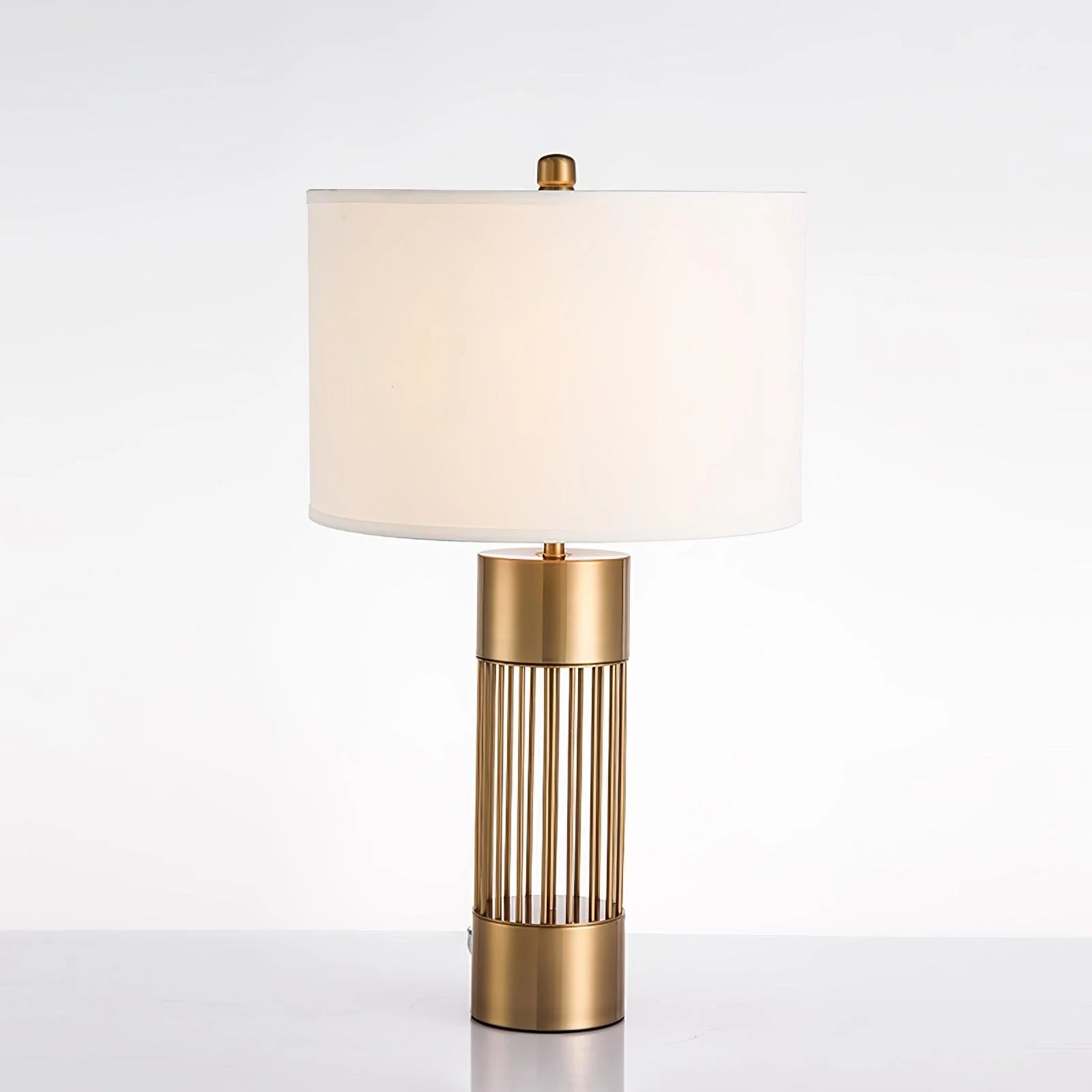 Deluxe Striped Table Lamp 15