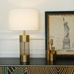 Deluxe Striped Table Lamp 19