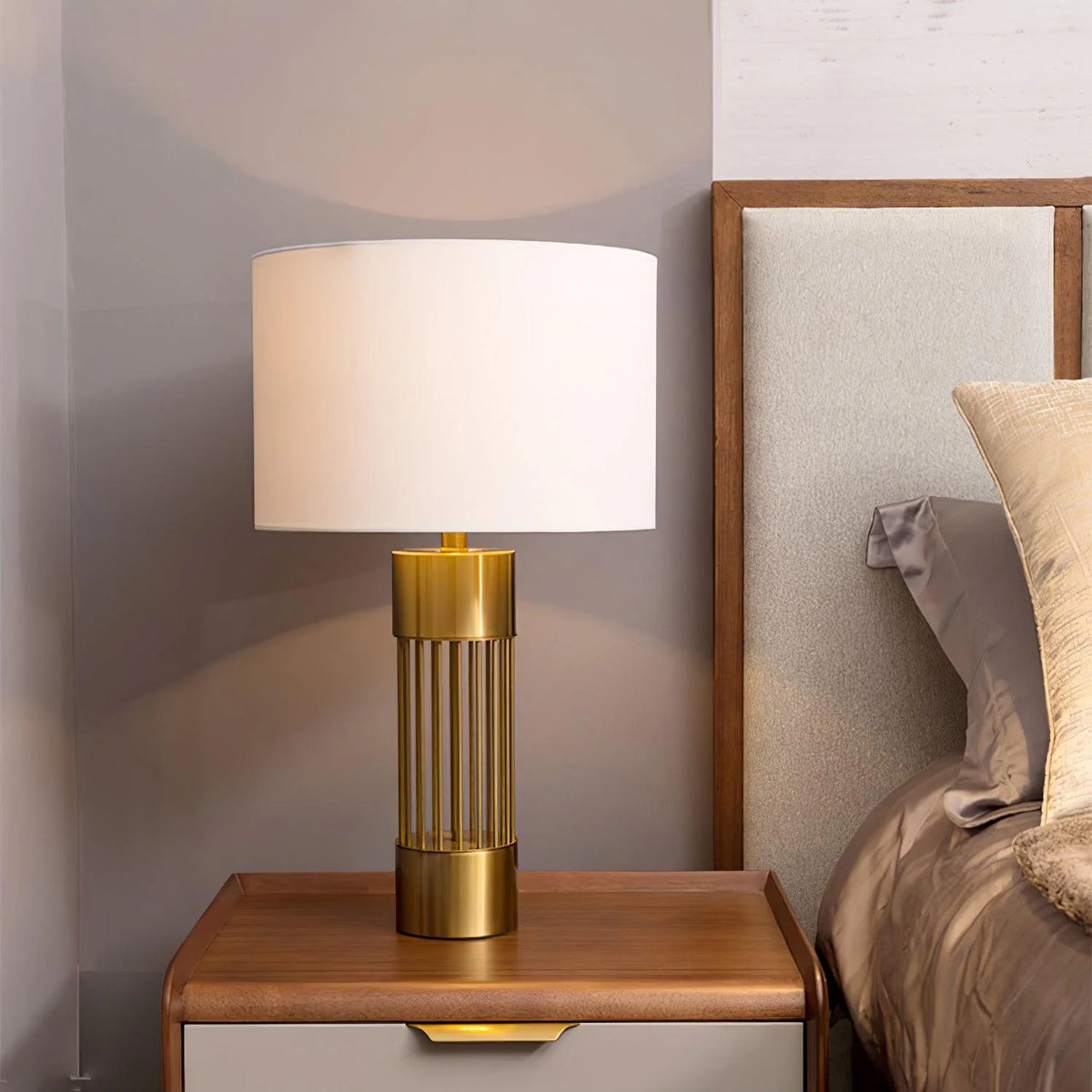 Deluxe Striped Table Lamp 23