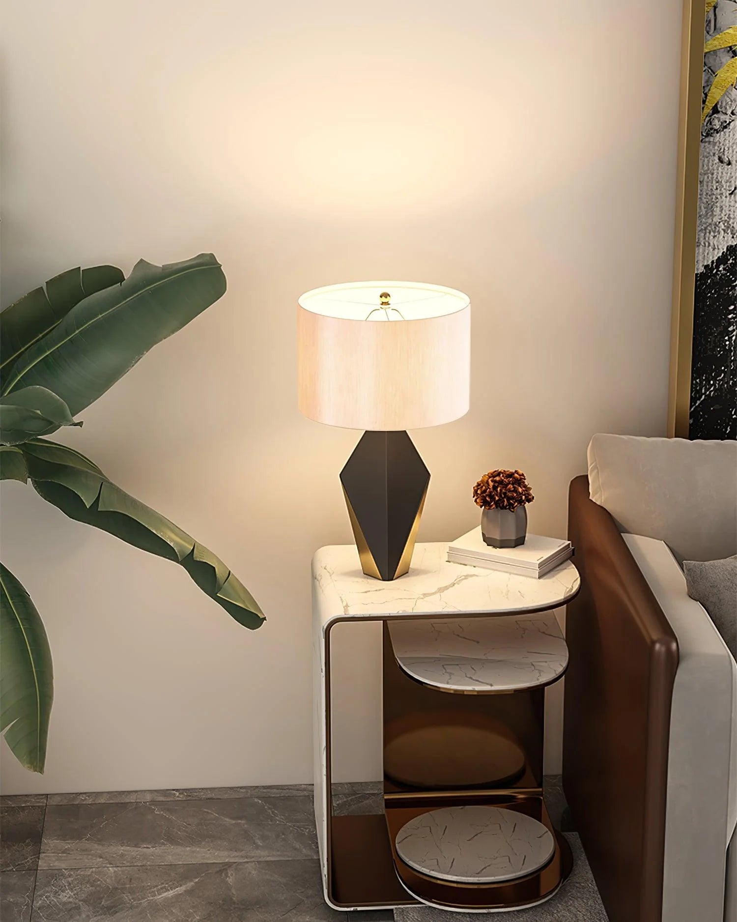 Diamond Shape Table Lamp 10