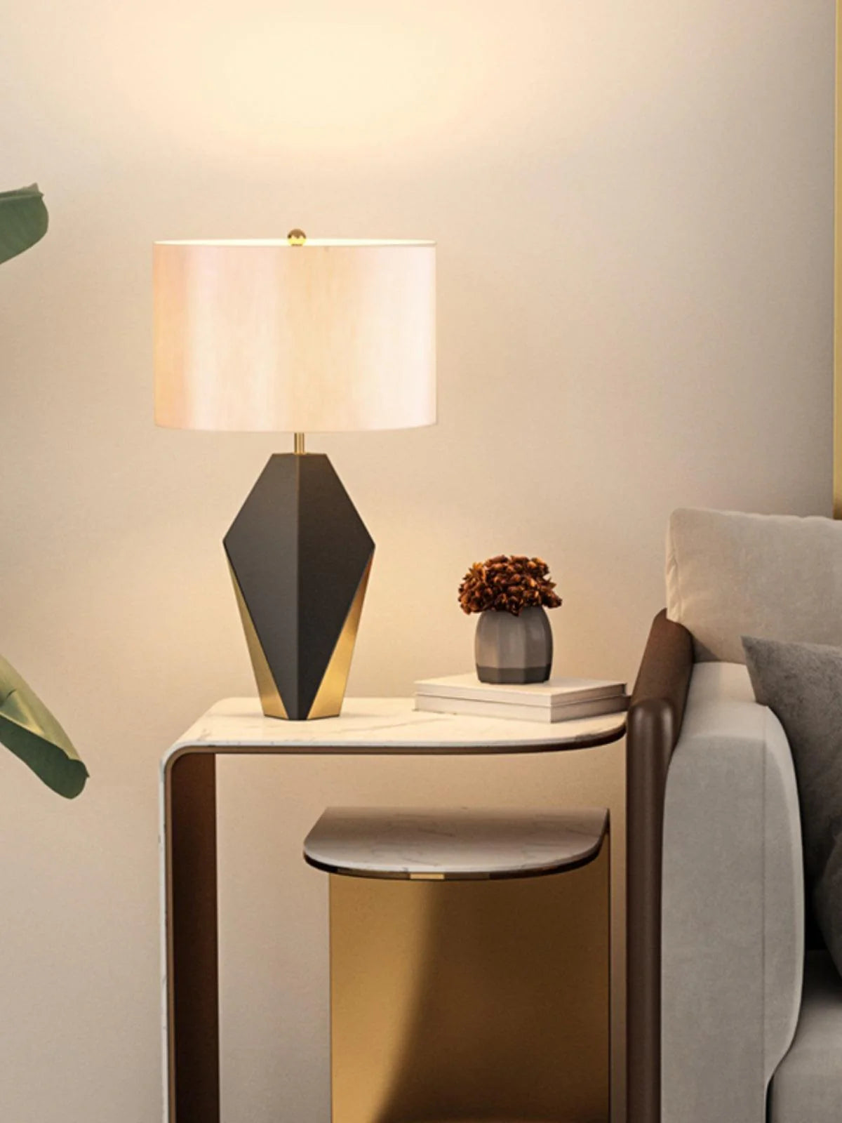 Diamond Shape Table Lamp 15