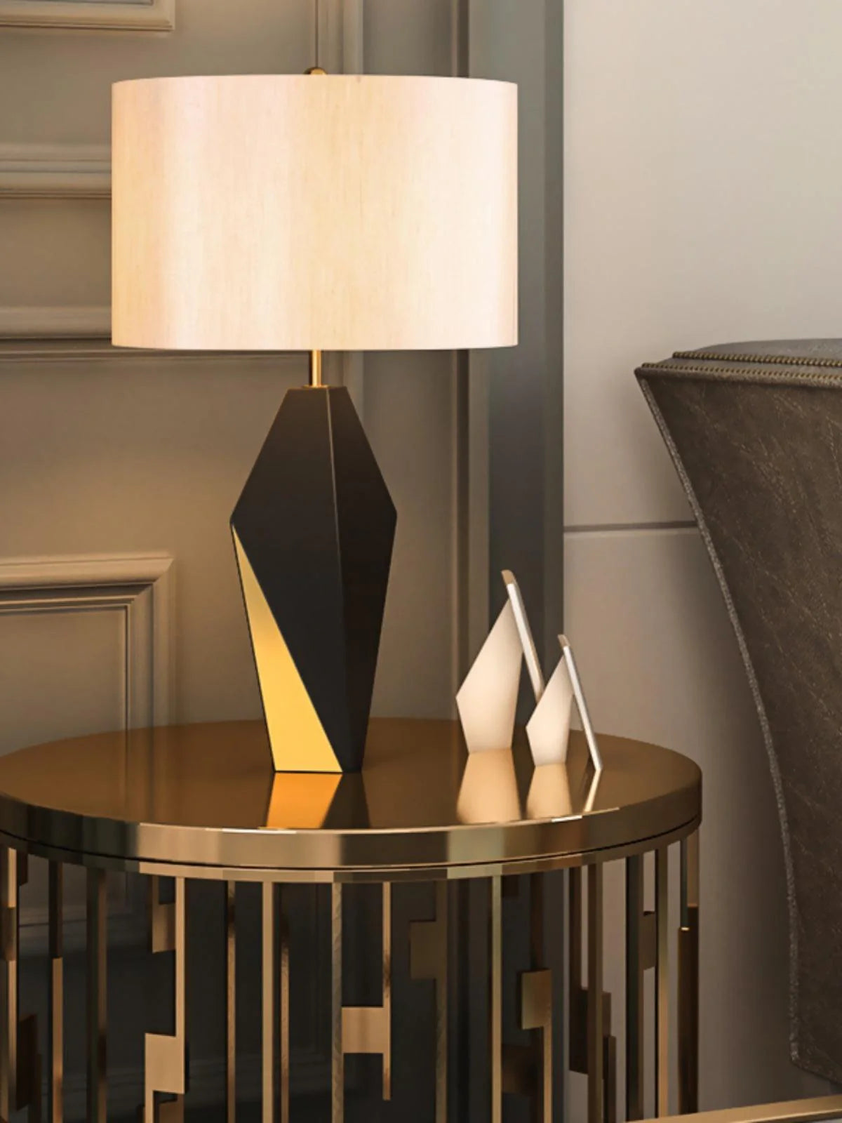 Diamond Shape Table Lamp 2