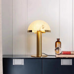 Dome Alabaster Table Lamp 1
