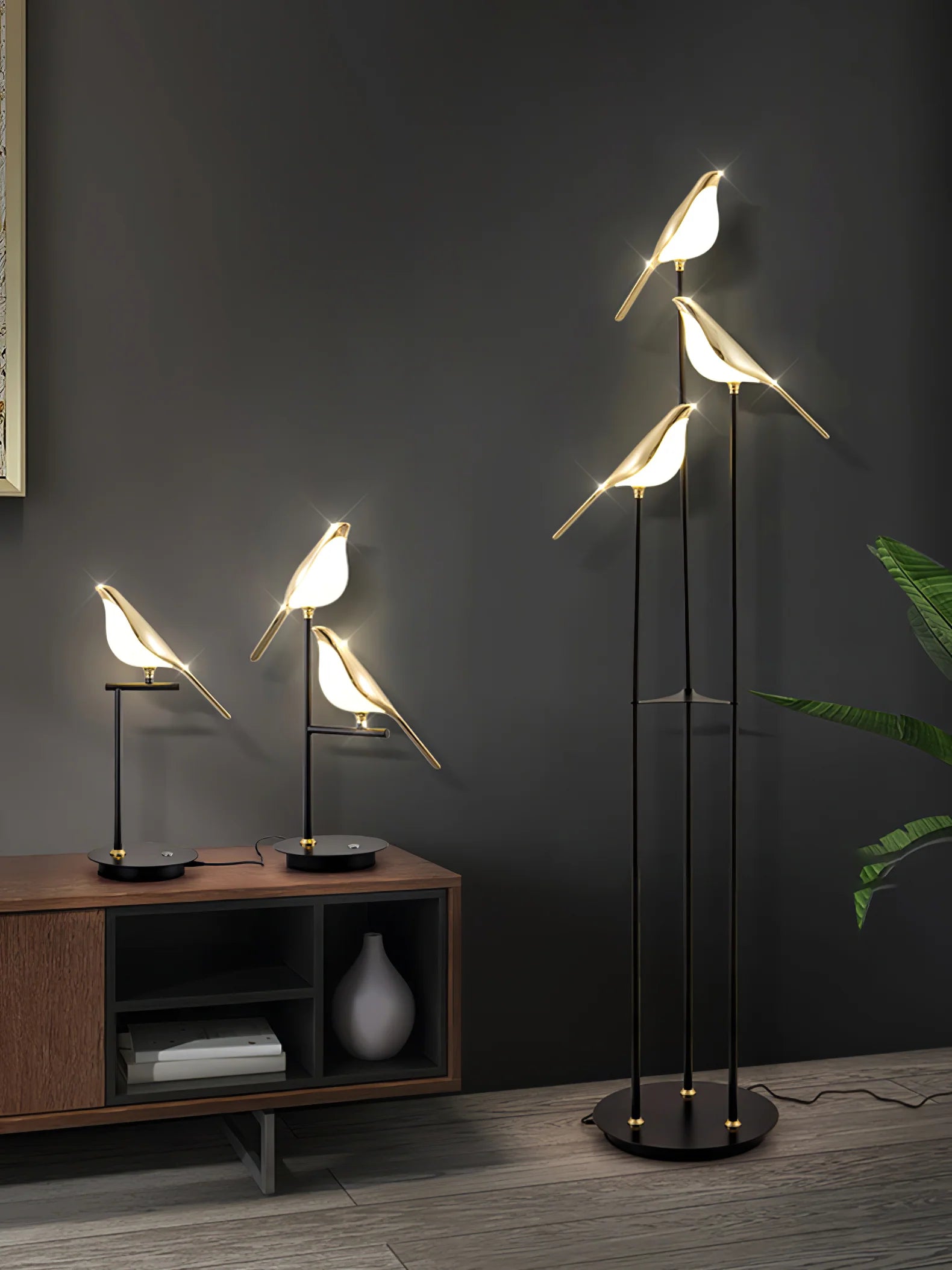 Double Bird Table Lamp 21