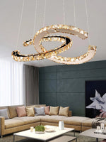 Double C Crystal Chandelier 2