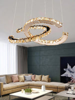 Double C Crystal Chandelier 23