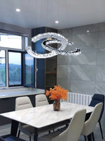 Double C Crystal Chandelier 4