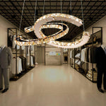 Double C Crystal Chandelier 9