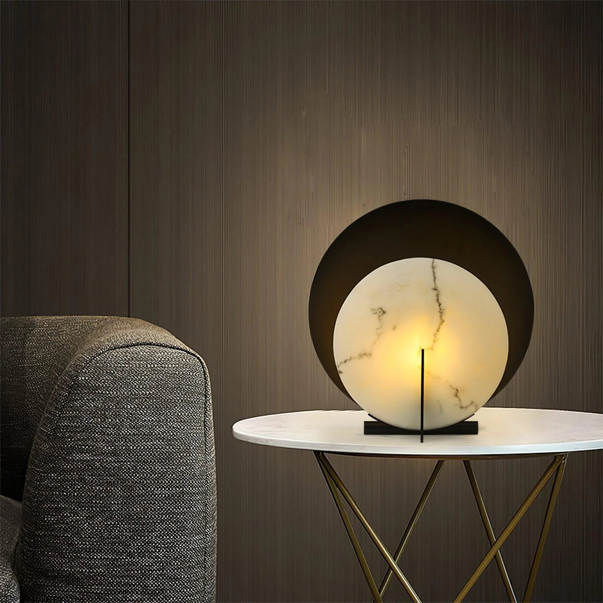 Double Circle Table Lamp 3