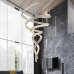 Modern Double_Spiral_Crystal_Chandelier