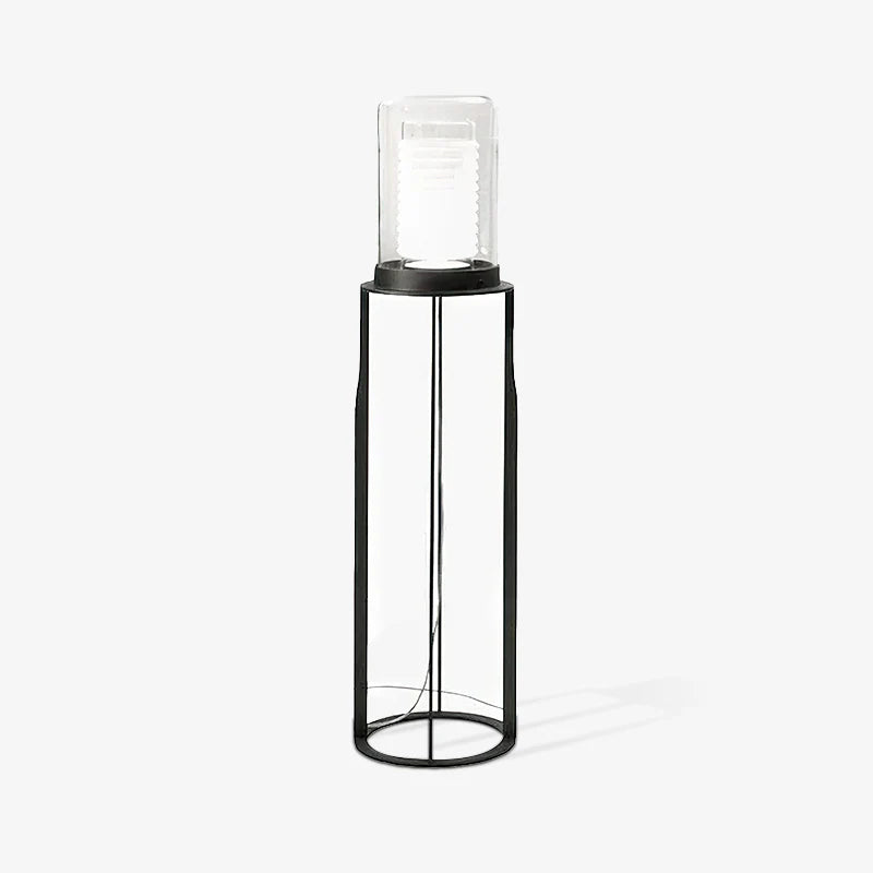 Dual Cylinder Glass Floor Lamp 1