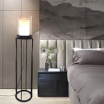 Dual Cylinder Glass Floor Lamp 15