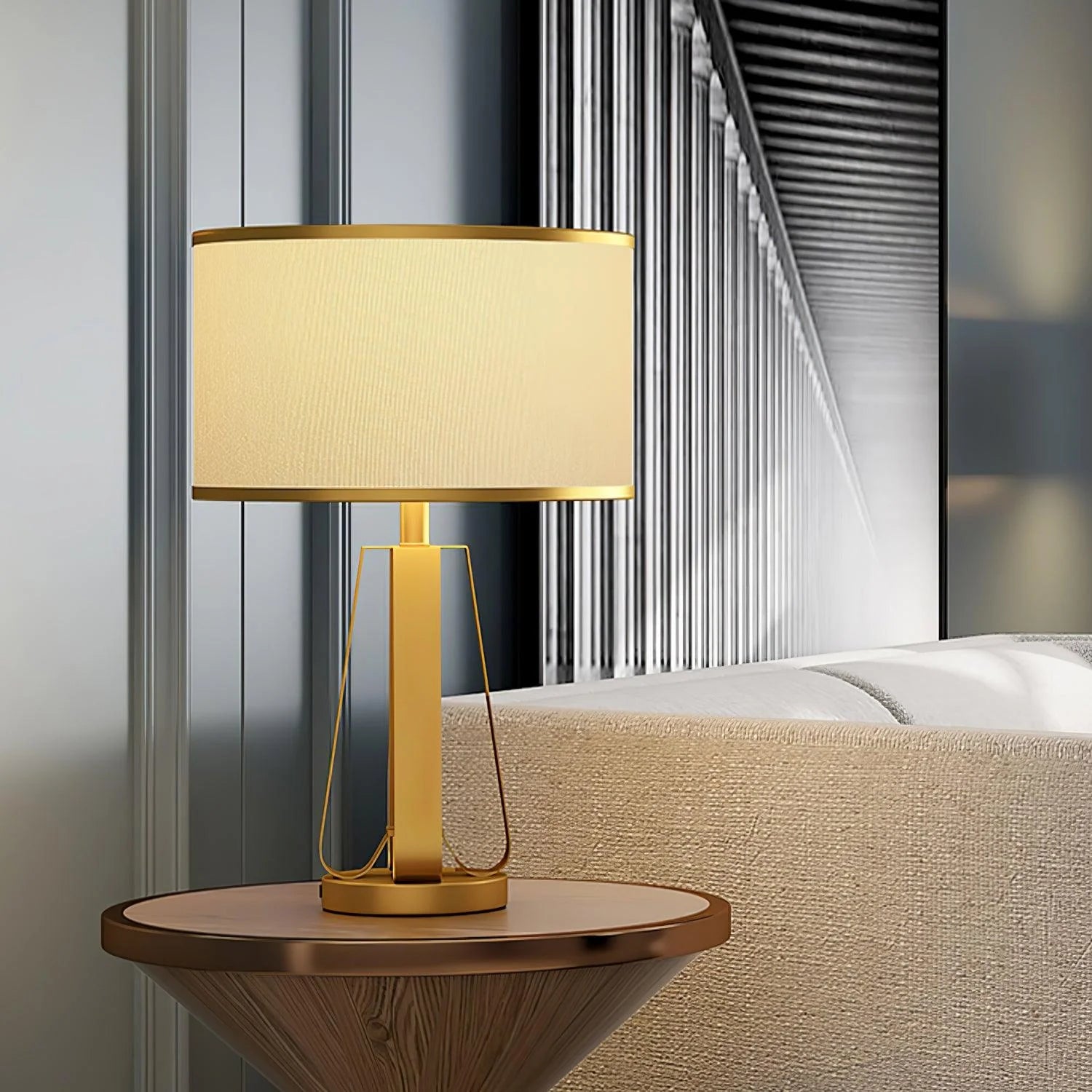 Eggplant Shape Table Lamp 21