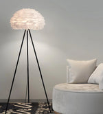 Eos Feather Triangle Floor Lamp 14