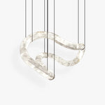 Ethereal Wave Alabaster Chandelier 1