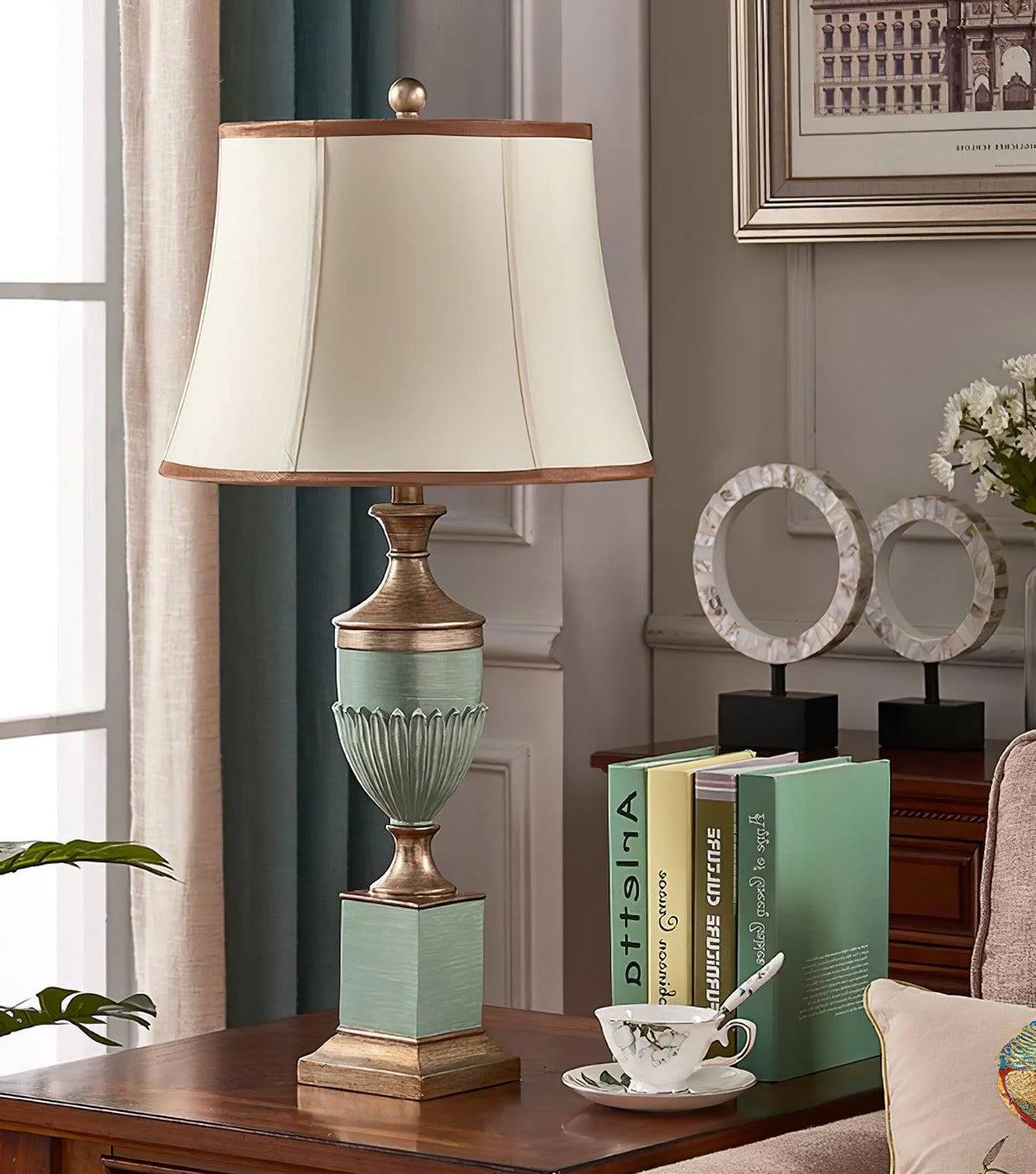 European Luxury Fabric Table Lamp 20