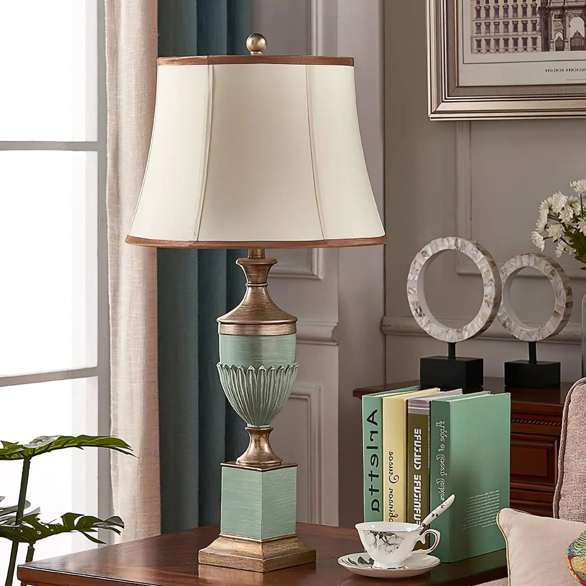 European Luxury Fabric Table Lamp 21