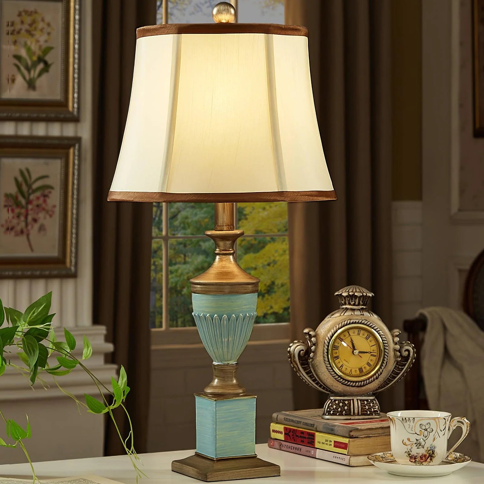 European Luxury Fabric Table Lamp 6