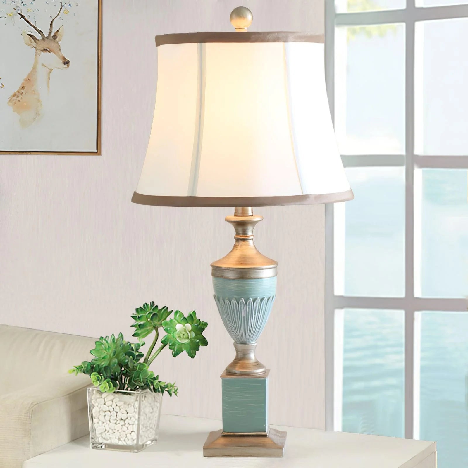 European Luxury Fabric Table Lamp 8