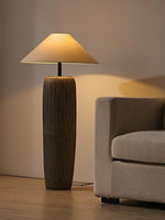 Wabi Sabi Floor Lamp creates a retro atmosphere on the sofa