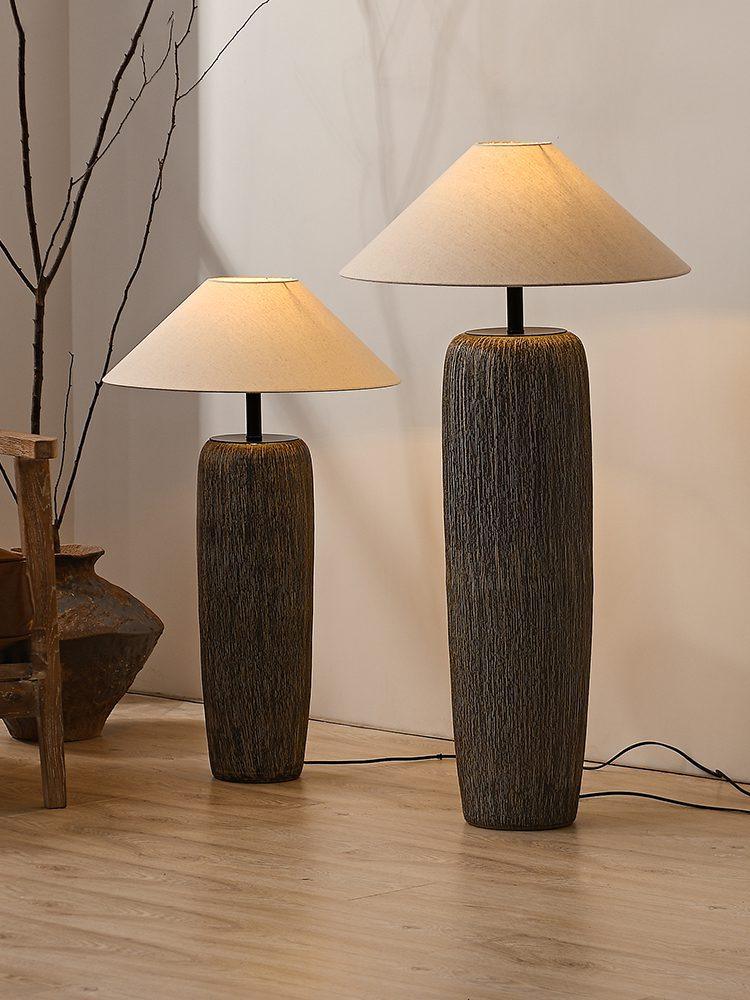 Wabi Sabi Floor Lamp's appearance when lit