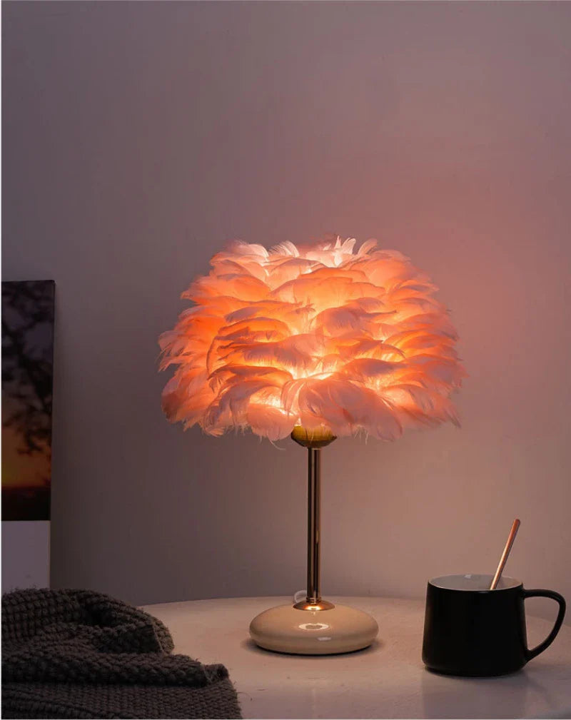 Feather Table Lamp 12