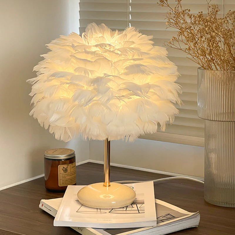 Feather Table Lamp 13