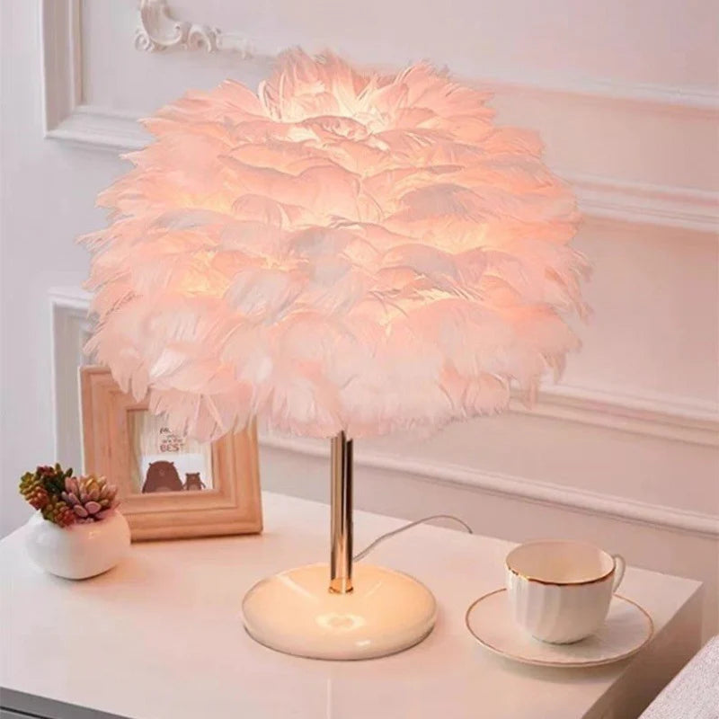 Feather Table Lamp 2