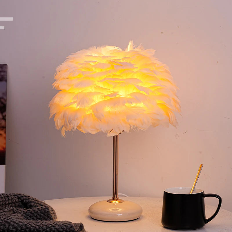 Feather Table Lamp 5