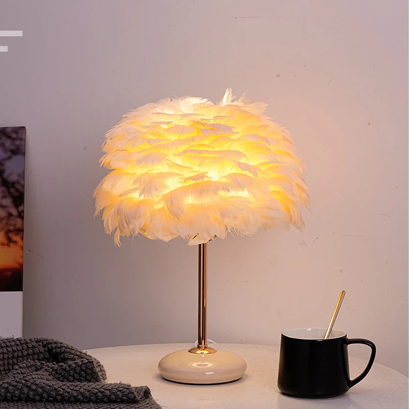 Feather Table Lamp 9