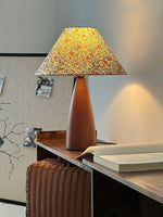 Figured Fabric Table Lamp 7