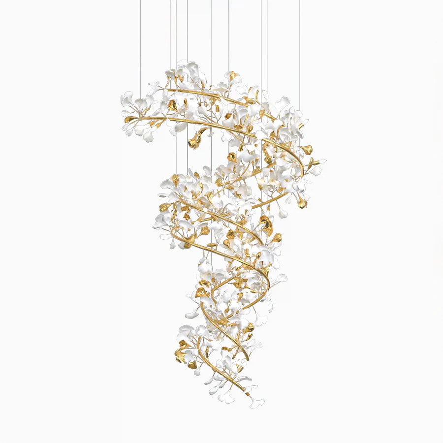 Flower Ginkgo Chandelier 1