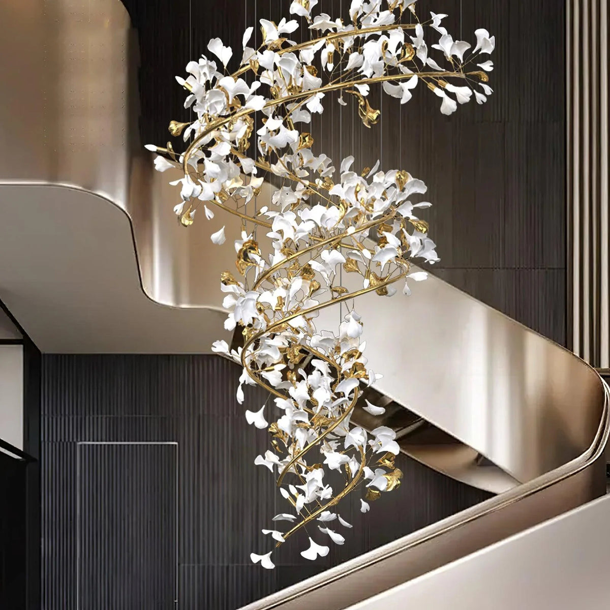 Flower Ginkgo Chandelier 11