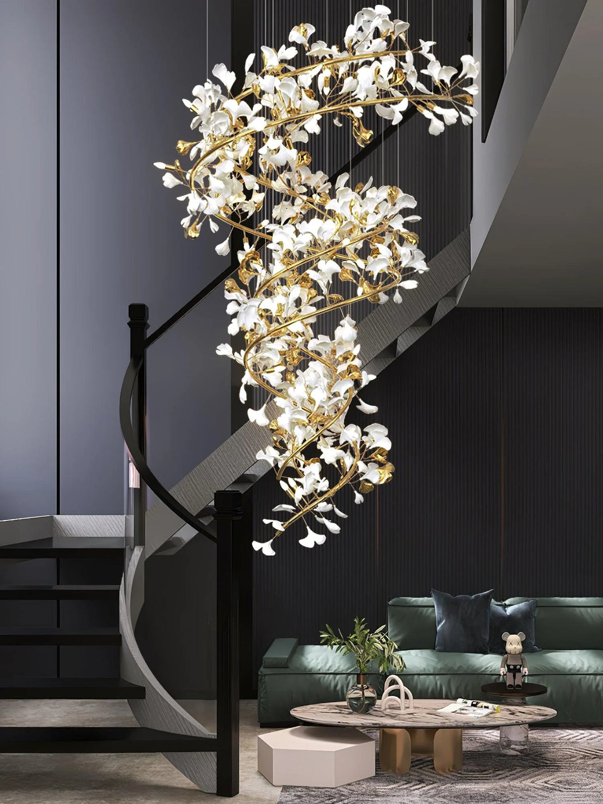 Flower Ginkgo Chandelier 17