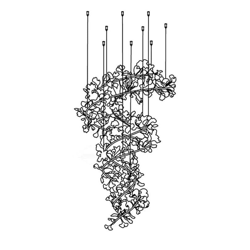 Flower Ginkgo Chandelier 18