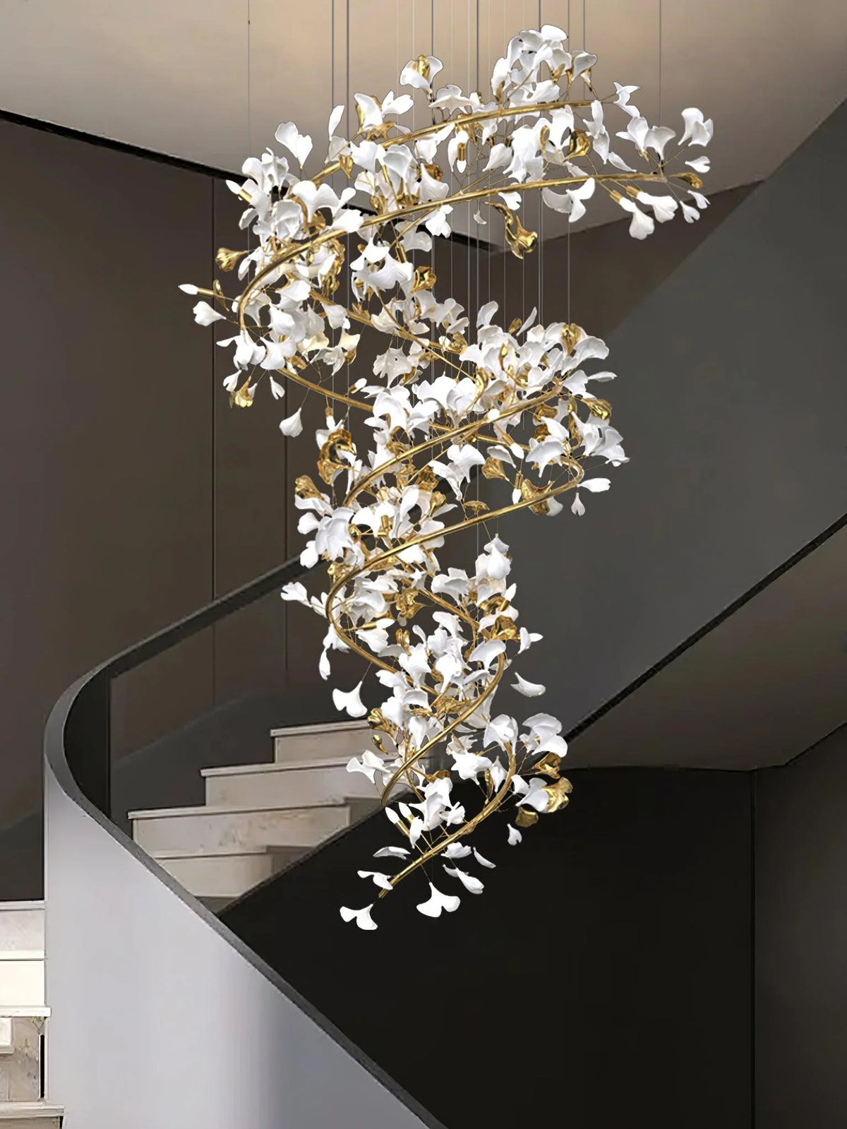 Flower Ginkgo Chandelier 2