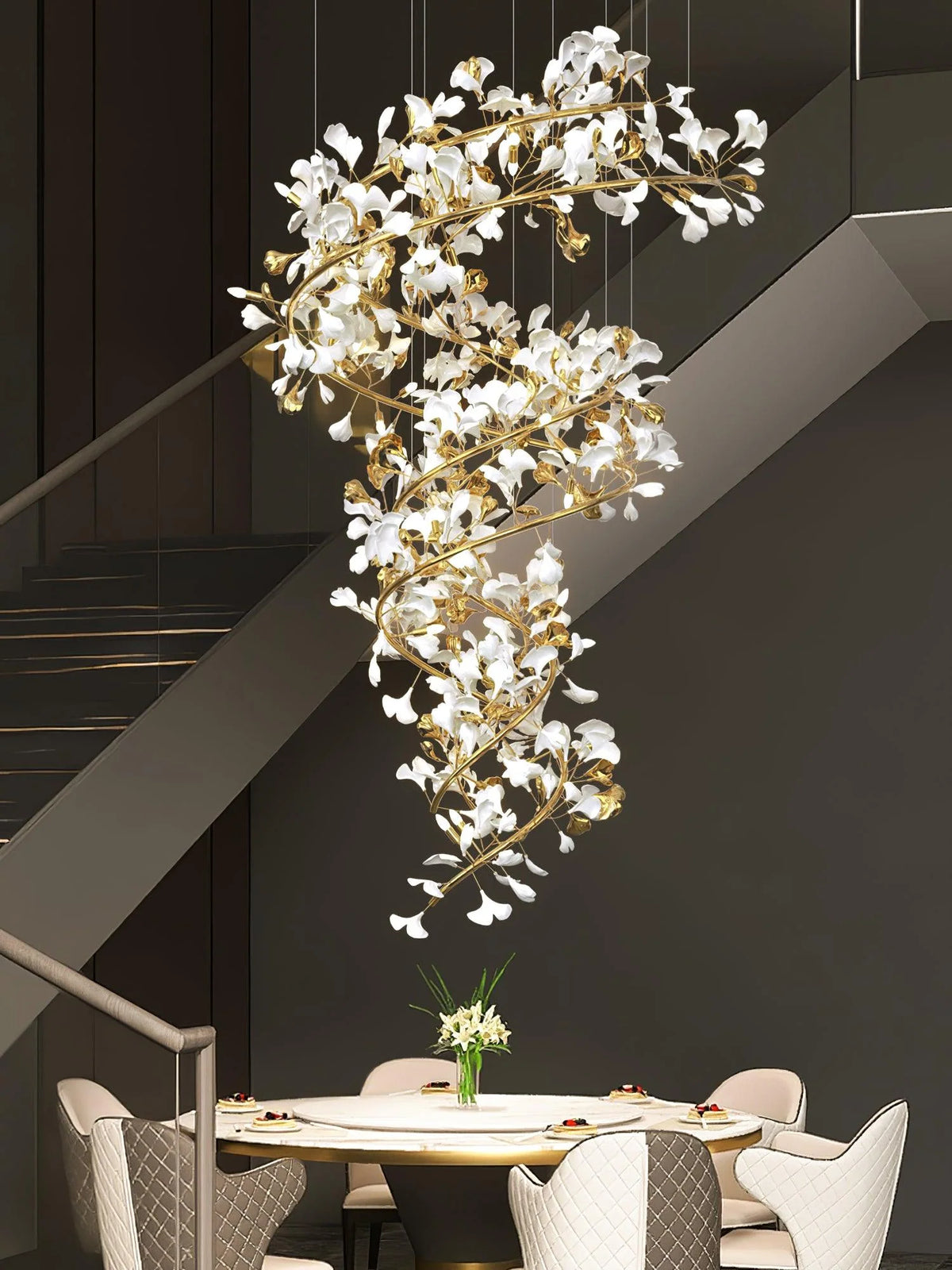 Flower Ginkgo Chandelier 20