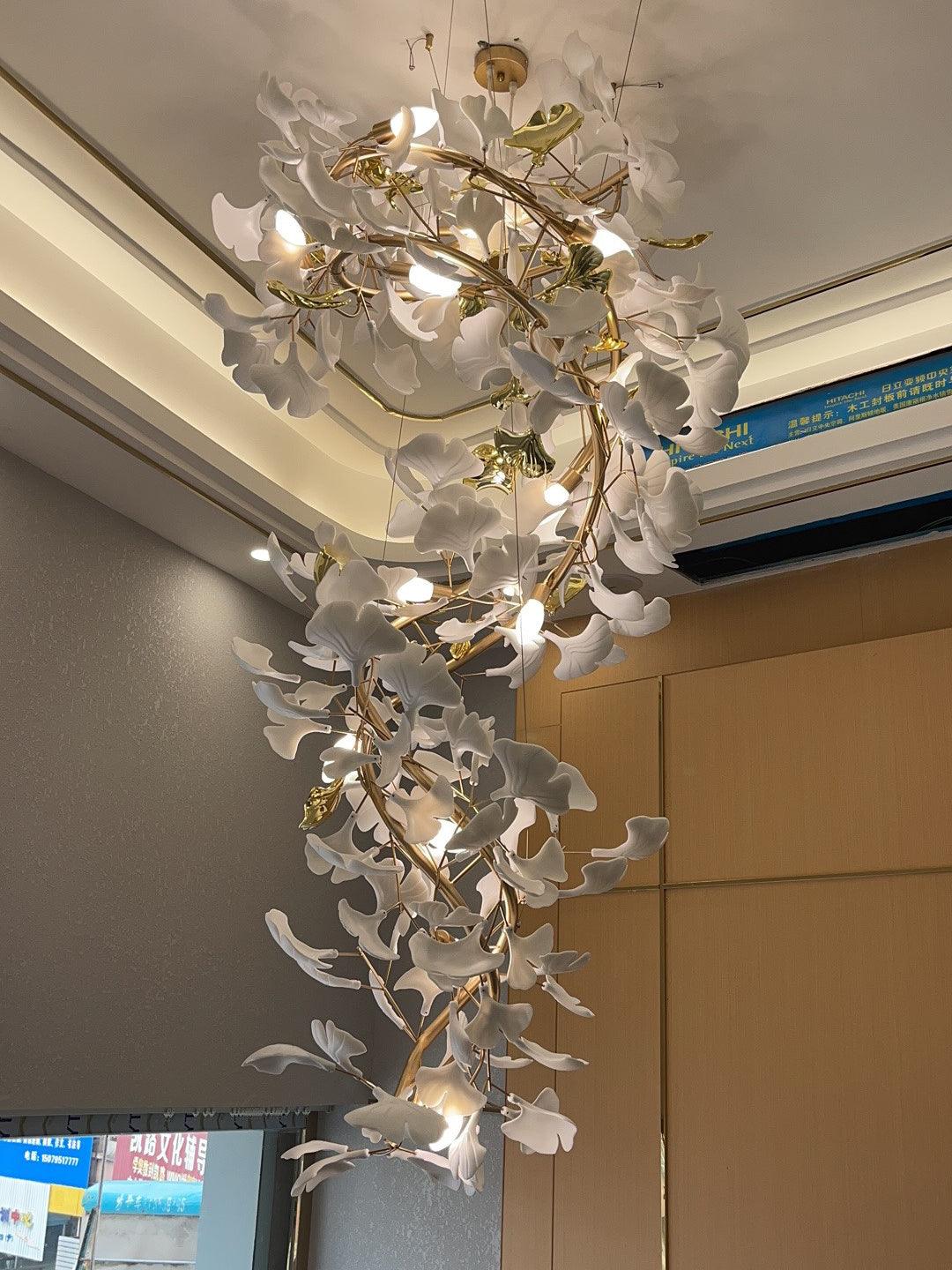 Flower Ginkgo Chandelier 21