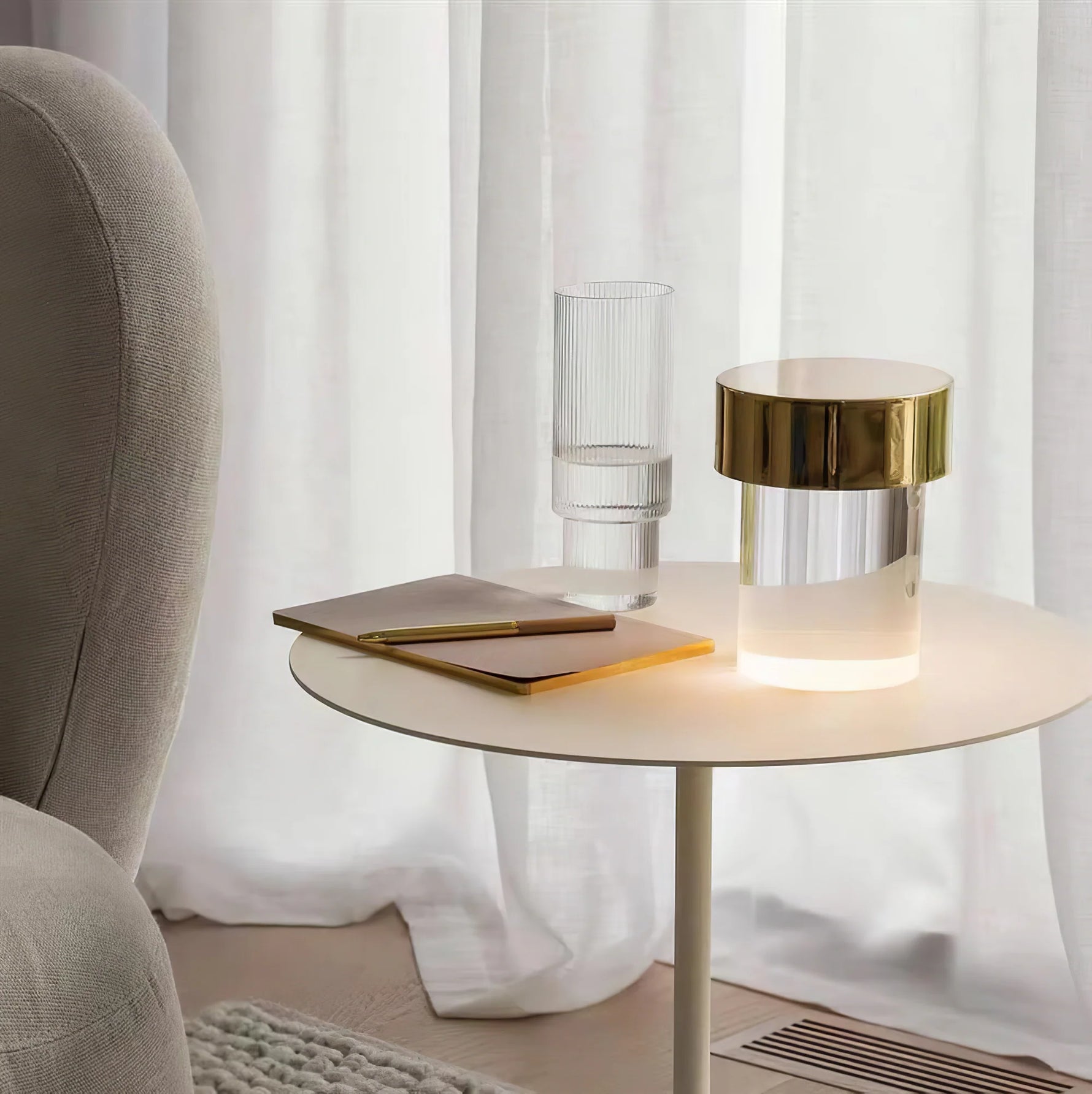 Fluted Table Lamp 29