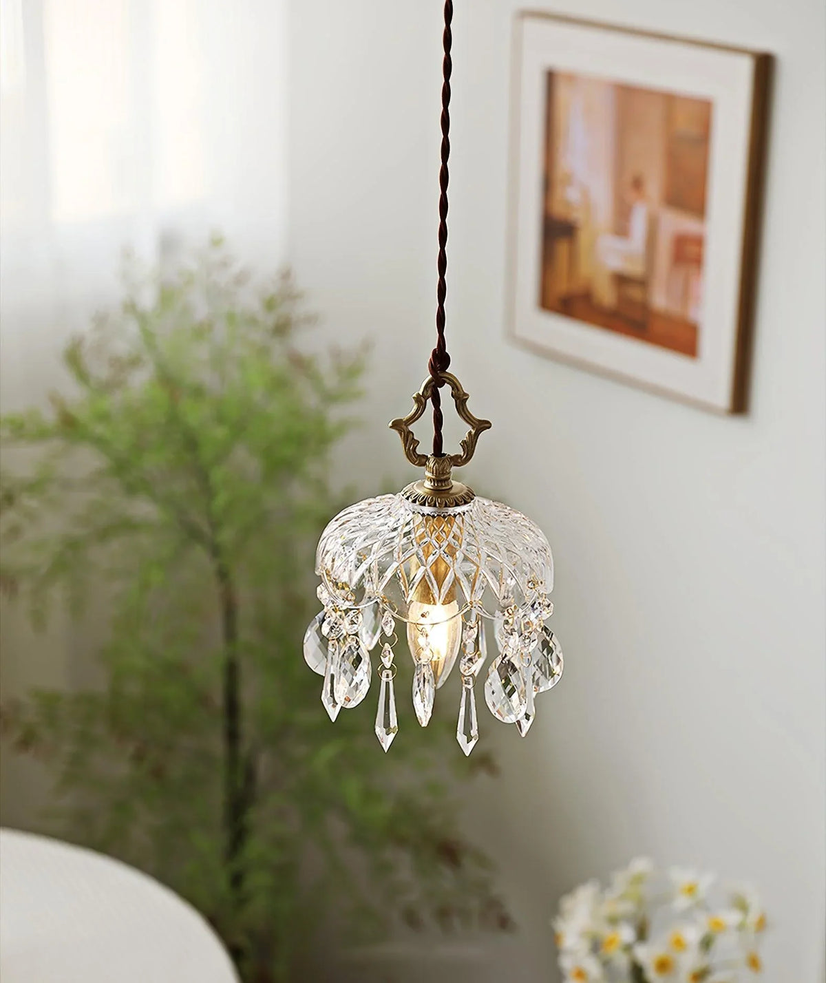 French_Brass_Crystal_Pendant_Lamp_5