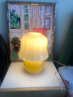 French Cream Mushroom Table Lamp 24