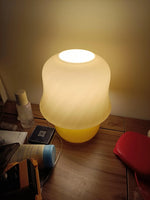 French Cream Mushroom Table Lamp 26